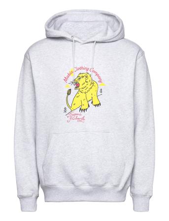 Lion Hooded Sweatshirt Hettegenser Genser Grå Makia*Betinget Tilbud
