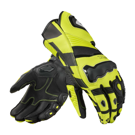 REV'IT! Motocyklové Rukavice Jerez 4 Neonová/Žlutá/Černá L
