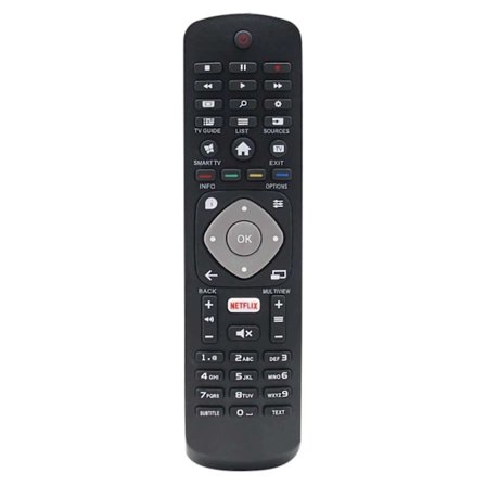 Fjärrkontroll Philips Smart TV med Netflix - Universal svart - Perfekt svart_tfrf