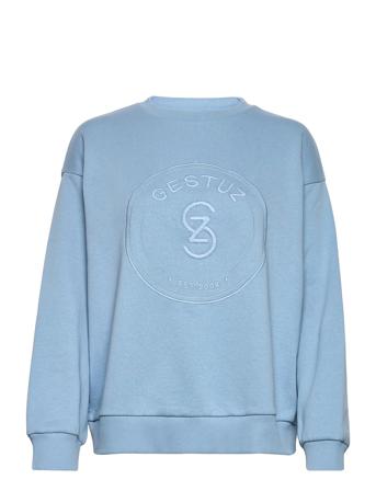 Birtagz Logo Sweatshirt Blue Gestuz