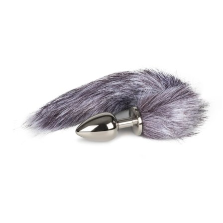 Fox Tail Plug No.4 -Silver - Vuxen.se - Buttplug, stora & små butt plugg