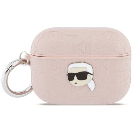 Karl Lagerfeld Monogram Karl Huvudfodral för AirPods Pro 3 - Rosa