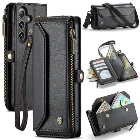 CASEME Kompatibel med Samsung Kompatibel med Galaxy S24 Plus Wallet Case Sort