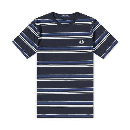 Fred Perry T-Shirts blå, Herr, Herr, Storlek: L
