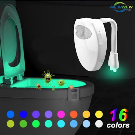 WC-lamppu Yövalo LED Liiketunnistin Valaistus WC / Ba