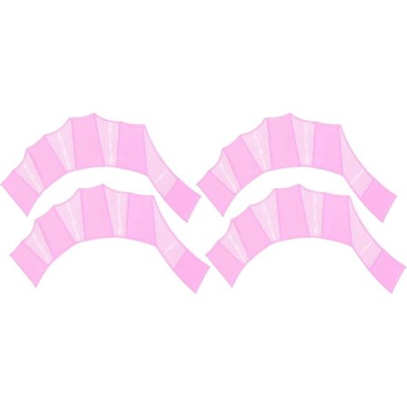 2 par silikone svømmehandsker, svømmetræningshandsker med svømmehud, paddeltype til vandmodstand