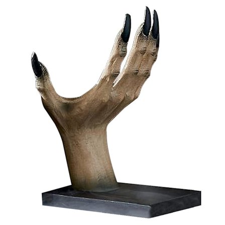 Bokdekoration Bokstöd Ornament Häxa Spöke Hand Resin Hantverk Halloween Bokhylla (Höger Hand)