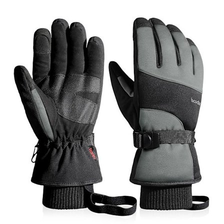 Mænd Ski Handsker Vinter Varme Vindtæt Vandafvisende Touchscreen Fleece Anti-slip Snowboard Snescooter Cykling Ski Handsker Kvinder DB