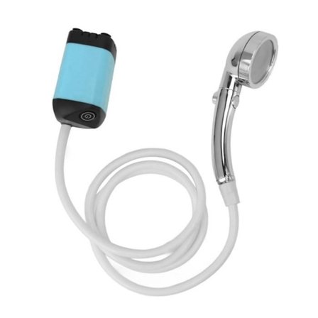 keenso Bærbart Campingbrusebad med 3 Justerbare Tilstande, Genopladelig Brusepumpe med 4800mAh Batteri