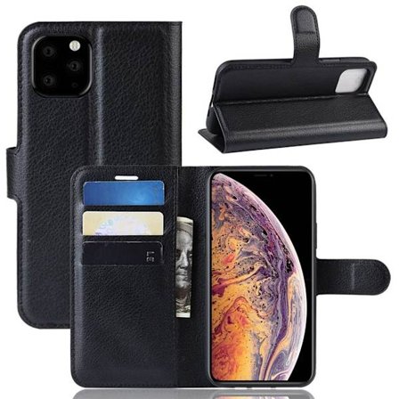iPhone 11 Pro Max Cover with Stand - Black