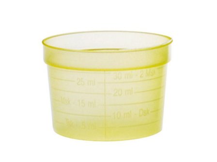 Medicinbägare 30ml Gul 50/fp - Lyreco - Sjukvård och omsorg - Diagnos och behandling - Medicinering