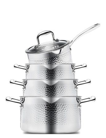 Noma Cookwareset 4-Pcs Silver Sola