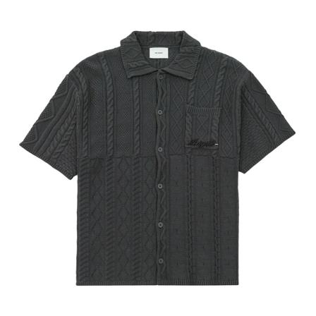 Axel Arigato Sonic Knitted Shirt Grå, Herre Skjorter