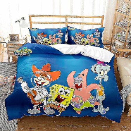 Paavo Pesusieni -sarjan painettu peittopussilakanasetti, kaksiosainen, kolmiosainen lasten makuuhuoneen koristeellinen peittopussilakana X