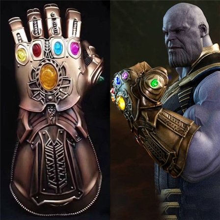 Thanos Infinity Gauntlet Marvel Legends Thanos Handskehandsker - Perfekt