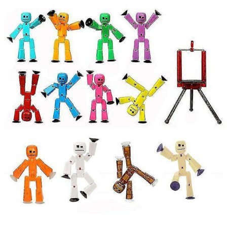 Villains Guardians - Af Stikbot - Stop Motion Action Legetøj Med Sugekop.