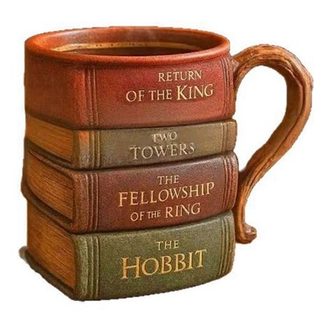 Bokformade kaffemuggar Litterär serie Kollektion Alternativ Dryckesvaror