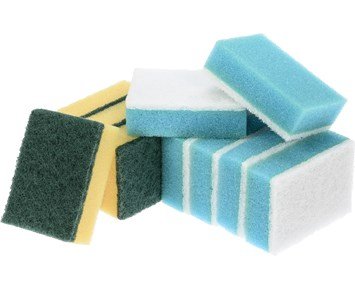 Frida Kitchen sponge 10-pack - 10-pack kökssvampar för både grov smuts och känsliga ytor