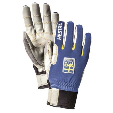 Hestra Ergo Grip Windstopper Race Men workout gloves Blue 6