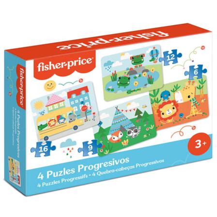 Animals Progresive Puzzle 6-9-12-16pcs