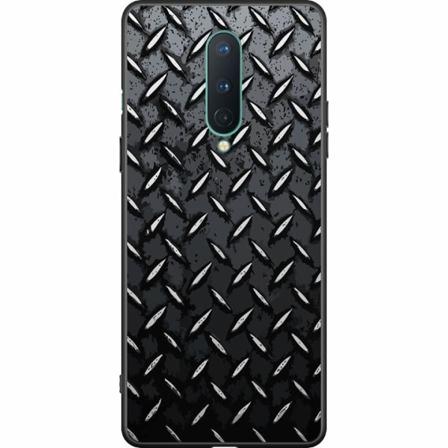 Oneplus 8 Svart Skal Metalliskt Mönster