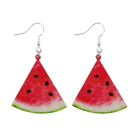 2025 Matchende Vandmelon Øreringe Til Kvinder Søde Sommer Hængeøreringe Nye Besynderlige Øreringe