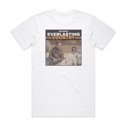Upchurch Everlasting Country Album Cover T-Shirt Vit L