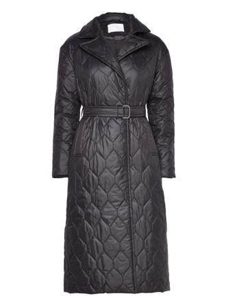 2Nd Enzo - Casual Shine Fôret Kåpe Svart 2NDDAY*Betinget Tilbud