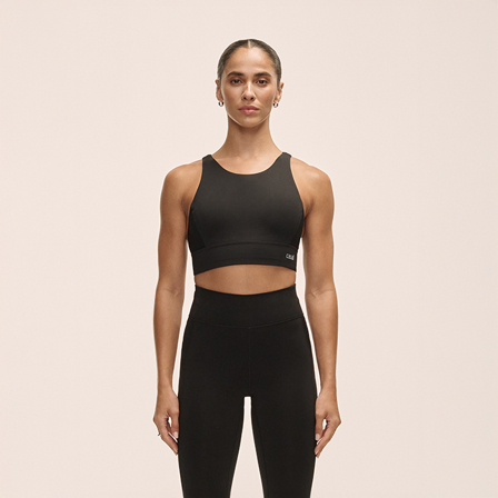 Sports-BH Casall Sportswear Iconic Sports‐BH Justerbar Sort - Bodyman.dk