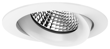 Westal WLD-R74 Downlight vipp, 6 W 3000 K, 430 lm, hvit, 60°, Belysning