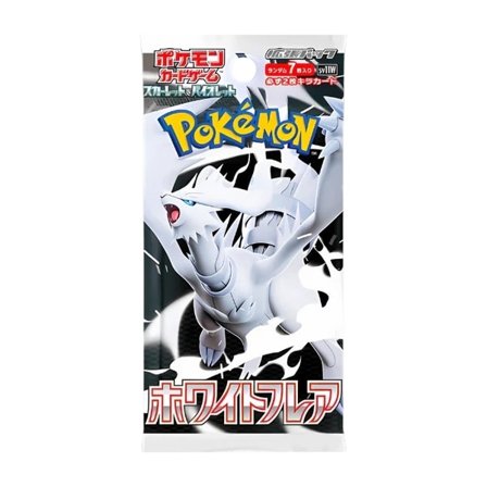 Japanske Pokémon-kort SV11W White Flare med Reshiram Boosterpakke