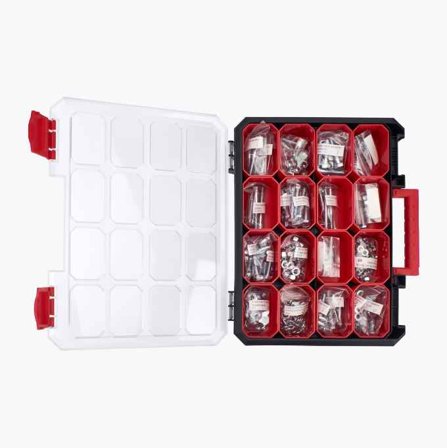 Biltema - Skrue- mutter- og skivesortiment 468 stk.