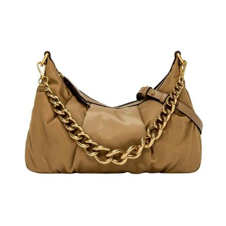 Gianni Chiarini, Bonnie shoulder bag Bruin, Dames, Maat:ONE Size,nylon