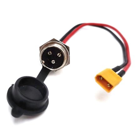 2 stk. ladeport for elektrisk sparkesykkel Kugoo G1 og Zero 10x LGL