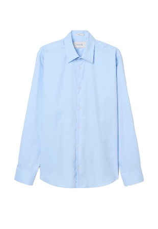 NORVIE Twillvävd skjorta SIMON slim fit Skjortor Blå 41