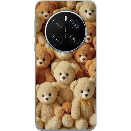 Kompatibelt Mobilskal till Honor Honor Magic7 Pro Mysiga nallebjörnar i beige och brunt varm, trygg design med nostalgi, kärlek och söt stil