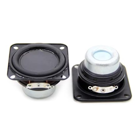 2st 47mm Portabel Ljudhögtalare Bas Högtalare 4 Ohm 15W Woofer Högtalare Förstärkare Hemmabio DIY