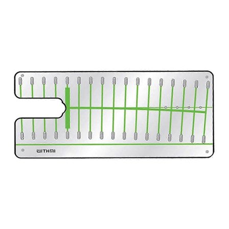 Golf Putting Alignment Speiløvelseshjelpemiddel Treningsutstyr Speil Posisjonskorrigerer For O