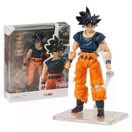 Dragonball Super Son Goku Ultra Instinct SHF Keräilytoimintahahmo PVC Malli Figuurit