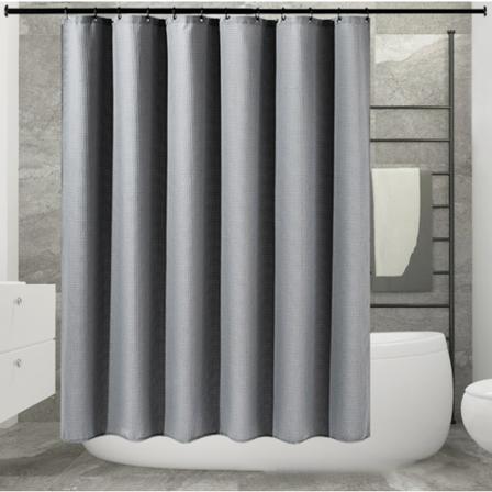 Våffelduschdraperi Grey S