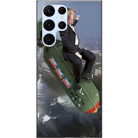 Kompatibelt Mobilskal till Samsung Galaxy S22 Ultra 5G Trump på bomb