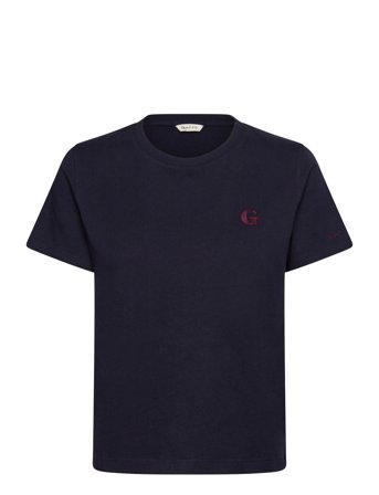 Reg G Badge Ss T-Shirt Navy GANT