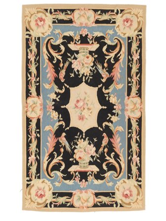 Handgeweven Aubusson - Tappissere 92X153 Wol Vloerkleed Klein