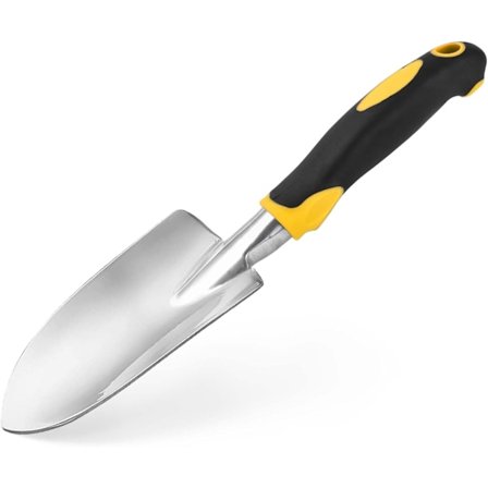 1 stk. Hage Spade i Rustfritt Stål for Planting, Omplanting, Luking, Flytting