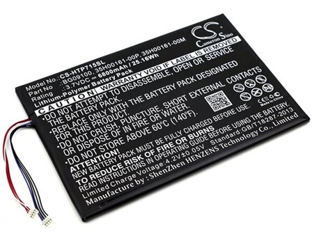 Tabletbatteri til HTC Jetstream, Puccini, P715a osv.