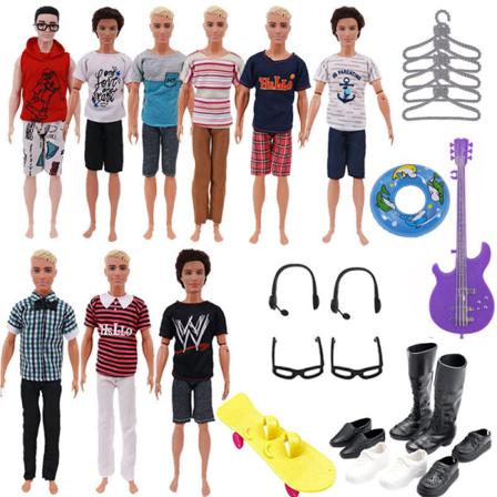 30 stykker 27-29 cm guttedukke leker Barbie dukketilbehør
