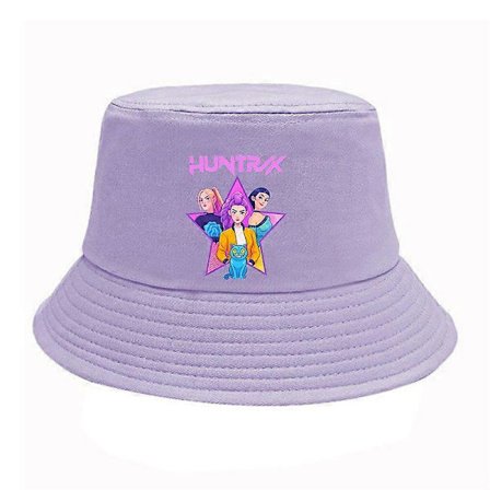 Bucket Hat Udendørs Fiskehat Kpop Demon Hunters Unisex Justerbar Solbeskyttelse Åndbar Mode