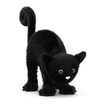 Jellycat Ghost Claw Cat kosedyr, 25 cm