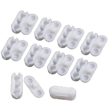 10 stk./lot Plast Rullegardin Trekk Snor Kobling Gardin Kjede Kobling SHYTMV db