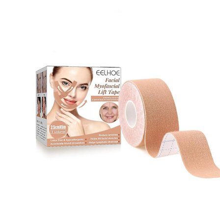 Ansiktslyftande tejp sminkverktyg för att dölja ansiktsrynkor lyfta slapp hud 5m ,h